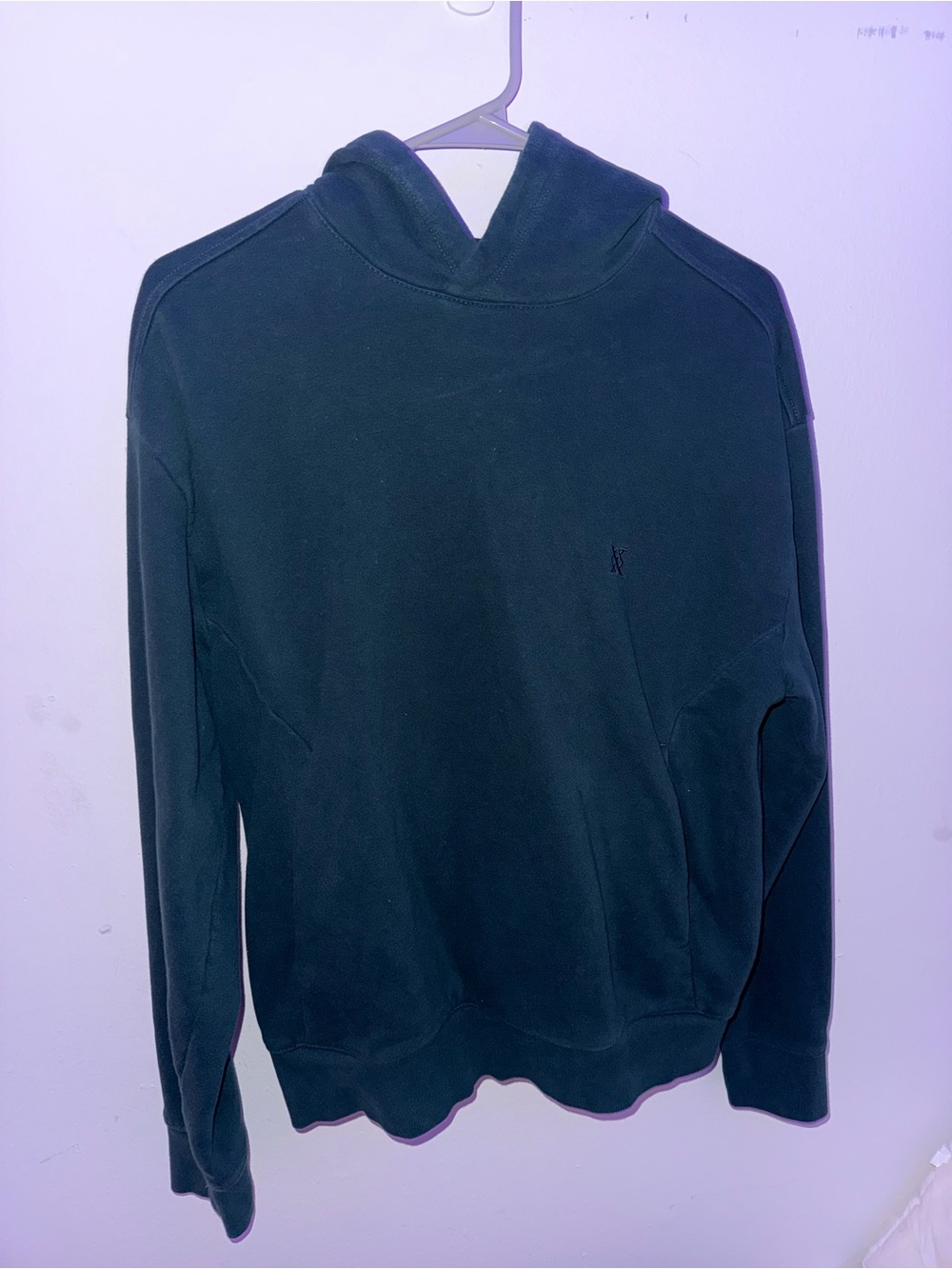 Express Forest Green Hooded Pullover